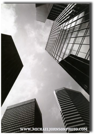 - looking up -
financial district